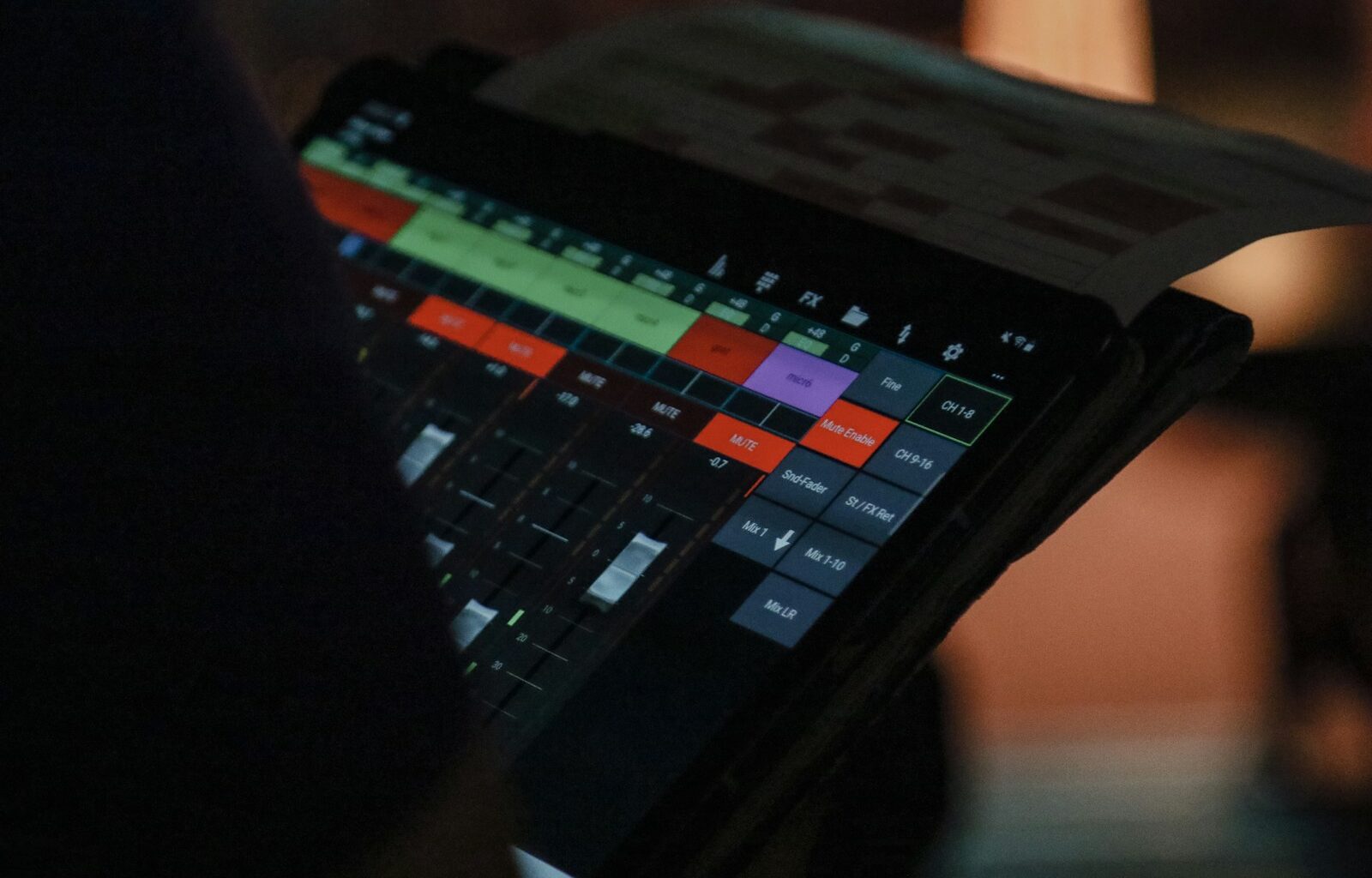 a close up of a person holding a tablet